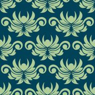 Persian paisley seamless floral pattern N2