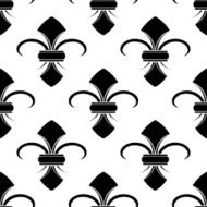 Classical French fleur-de-lis background pattern