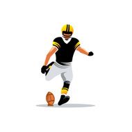American football vector sign