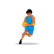 Basketball vector sign
