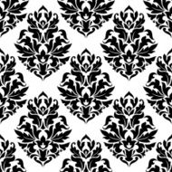 Bold damask seamless pattern