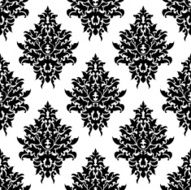 Seamless floral damask pattern