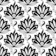 Paisley seamless floral pattern N10