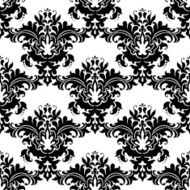 Heavy ornate seamless arabesque pattern