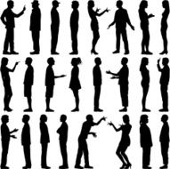 Detailed People Talking