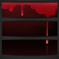 Dripping Red Blood