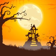 Vector Halloween Background N19