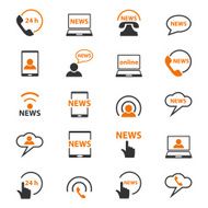 Communication icons set N16
