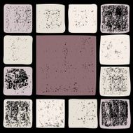 Ink splatters Grunge design elements collection