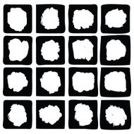Ink splatters Grunge design elements collection N2