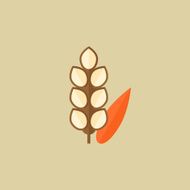 Grain Food Flat Icon