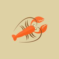 Lobster Food Flat Icon