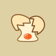 Egg Food Flat Icon