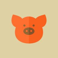 Pork Food Flat Icon