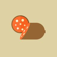 Meat Food Flat Icon N2
