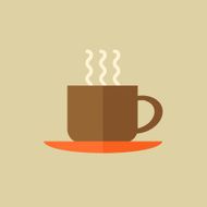 Coffee Drink Flat Icon N2
