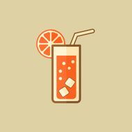 Cocktail Drink Flat Icon N4