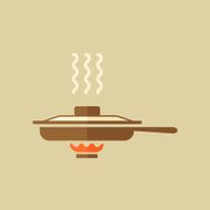 Pan Food Flat Icon