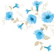 Design of vintage floral card N5