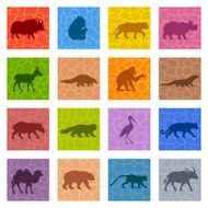 Asian Animals Icon Set