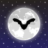 silhouette bat