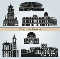 Nice landmarks and monuments