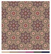 Seamless wallpaper patterns - floral series N4