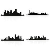 Building silhouettes N30