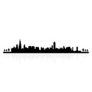 Building silhouettes N37