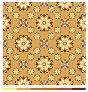 Seamless wallpaper patterns - floral series N10