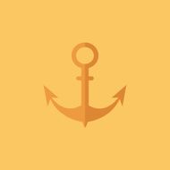 Anchor Transportation Flat Icon