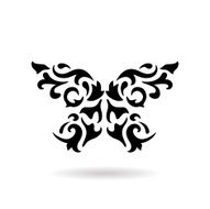 Stylized butterfly