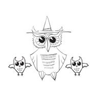 Hand drawn Halloween illustration