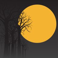 Halloween vector card N3