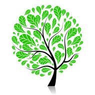 Art tree beautiful for your design N5