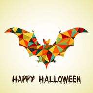 Halloween triangle background