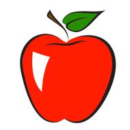 icon of apple