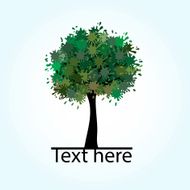 Stylized summer tree N2