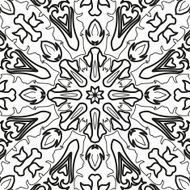 Abstract seamless outline pattern N40