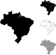 Brazil Map N13