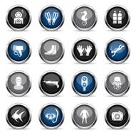 Supergloss Icons - Scuba Diving