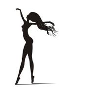 long hair woman silhouette N2
