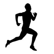 Running silhouettes N8
