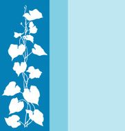 Creeper plant in blue