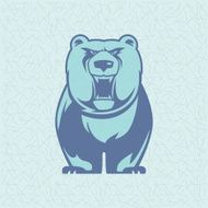 angry bear mascot