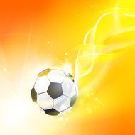 Shining soccer-ball