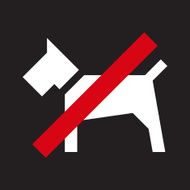 No Dogs Sign N6