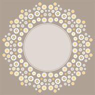 Color decorative flower background