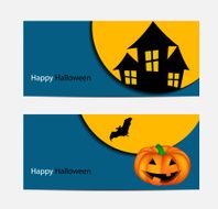 Halloween Background with Pumpkin Vector Illustration N14
