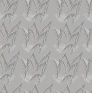 Seamless gray background with petals